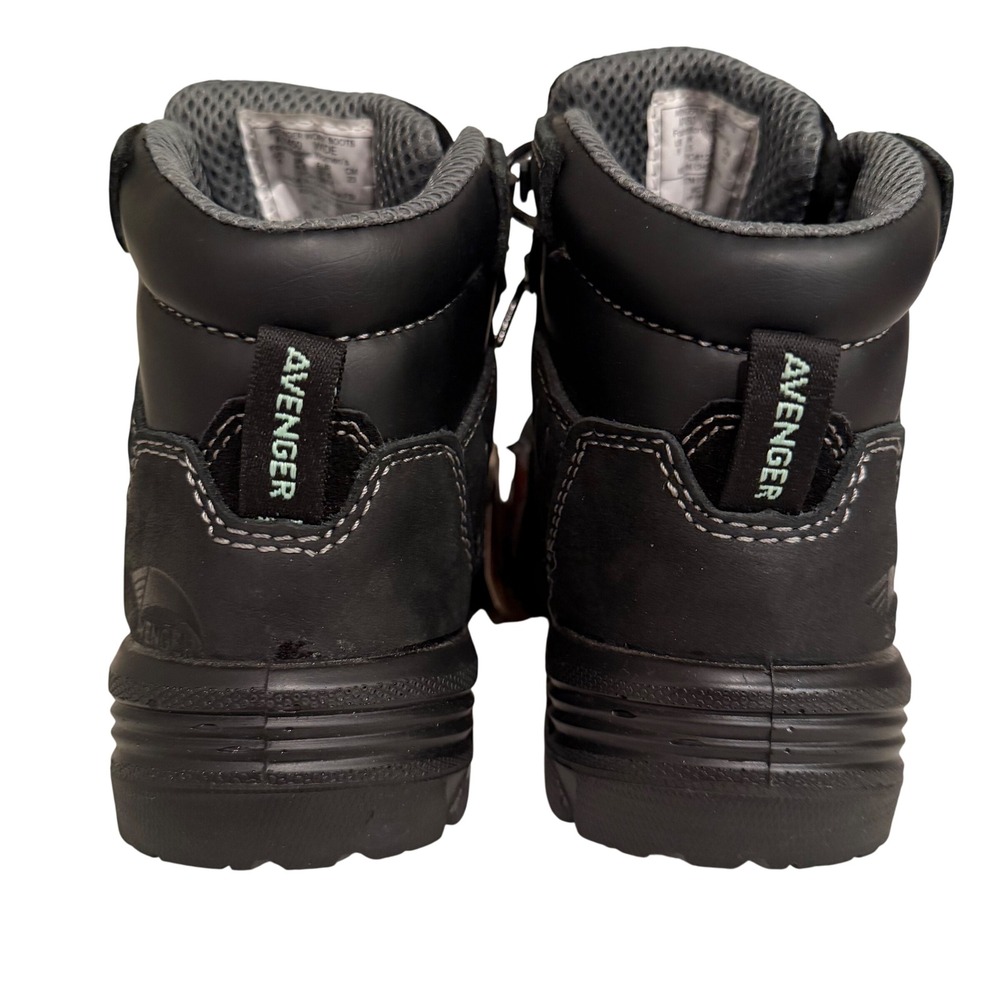 Avenger Safety Footwear A7450 Composite Toe 6" Waterproof Boot Women's‎ 6W Black - Picture 4 of 10